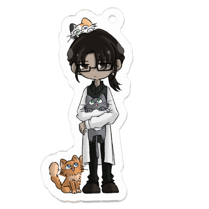 アクリルキーホルダー - 50 x 50 (mm)