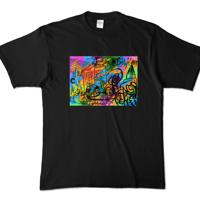 カラーTシャツ - XL - ブラック (濃色)