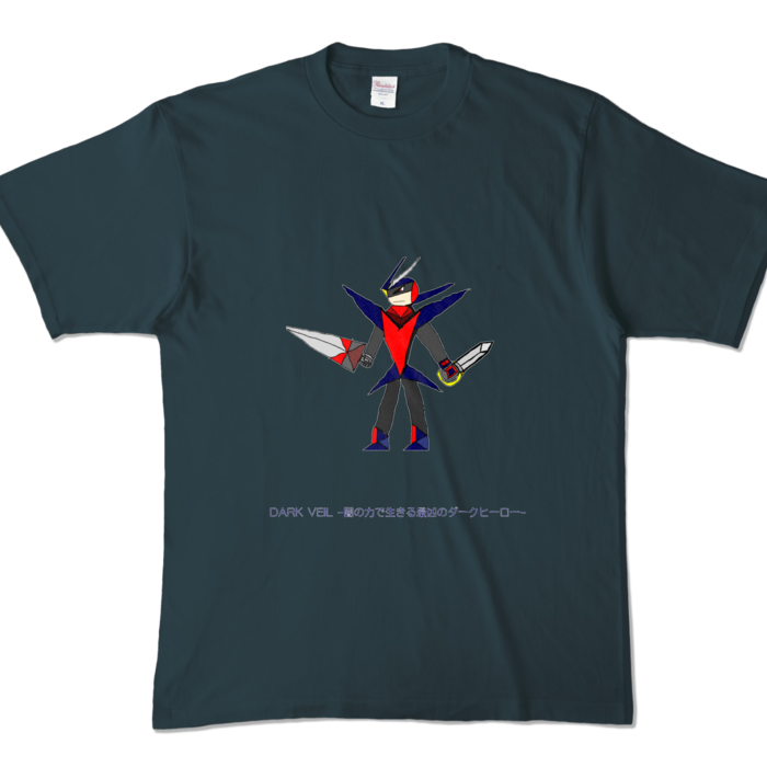 カラーTシャツ - XL - デニム (濃色)