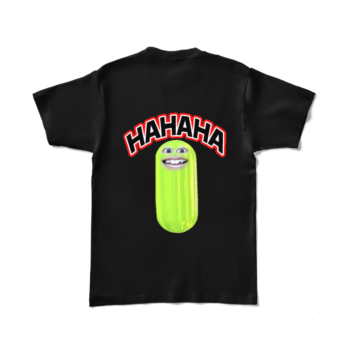 [背面]カラーTシャツ - L - ブラック