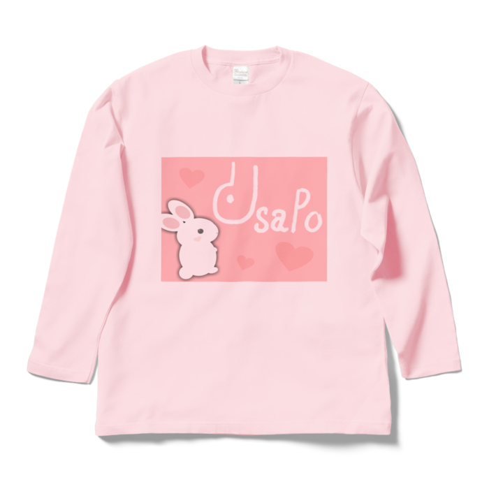 ロングスリーブTシャツ - L - ライトピンク