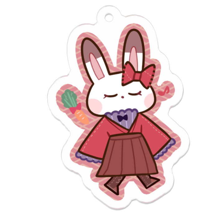 アクリルキーホルダー（コーティング） - 50 x 50 (mm)