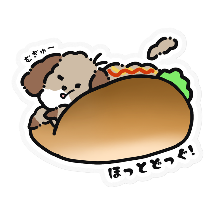 ステッカー - 100 x 100 (mm)