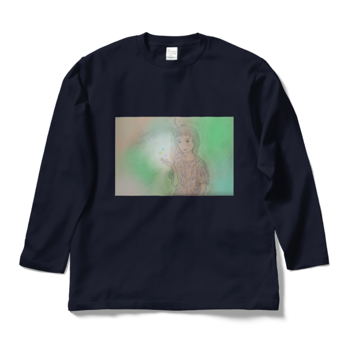 ロングスリーブTシャツ - L - ネイビー
