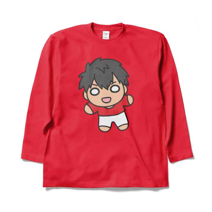 ロングスリーブTシャツ - XL - レッド