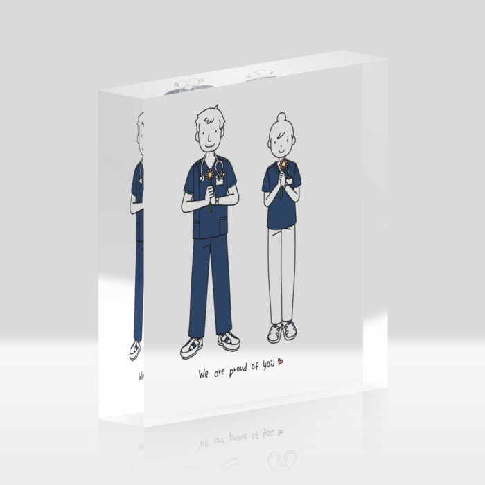 アクリルブロック - 100x100mm