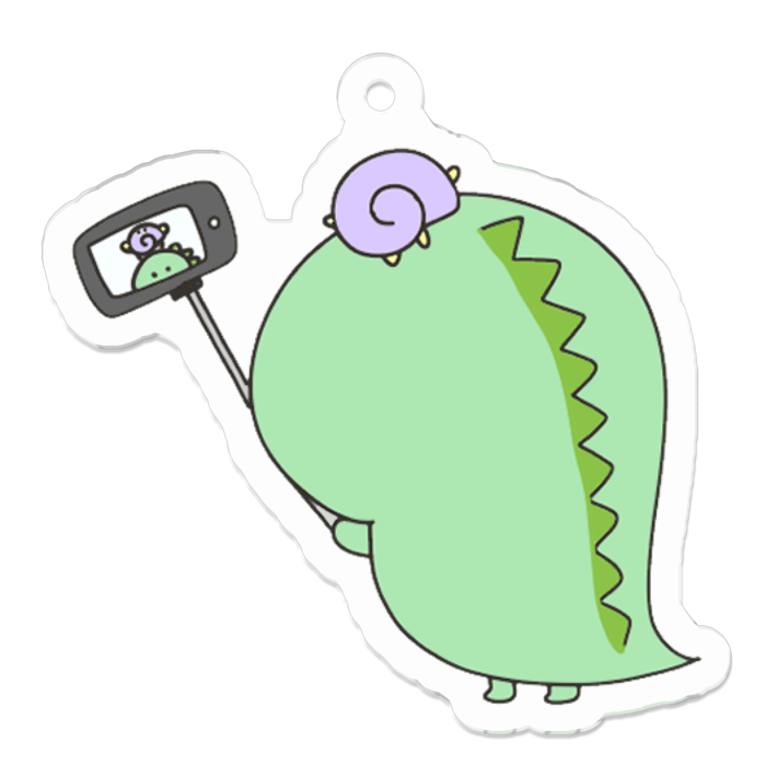 アクリルキーホルダー - 50 x 50 (mm)