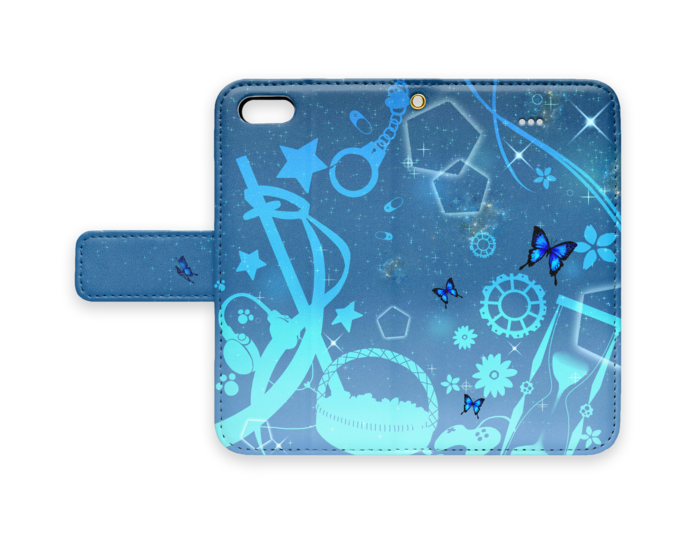 手帳型iPhoneケース - iPhone 5 / 5s / SE - ストラップ穴 あり