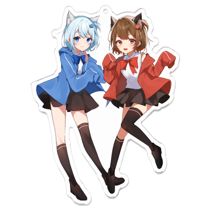 アクリルキーホルダー - 100 x 100 (mm)
