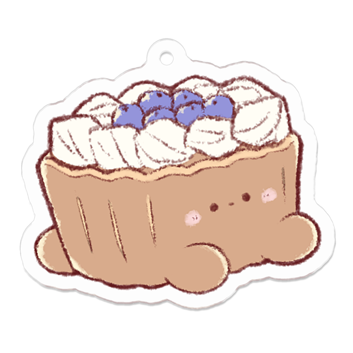 アクリルキーホルダー - 50 x 50 (mm)