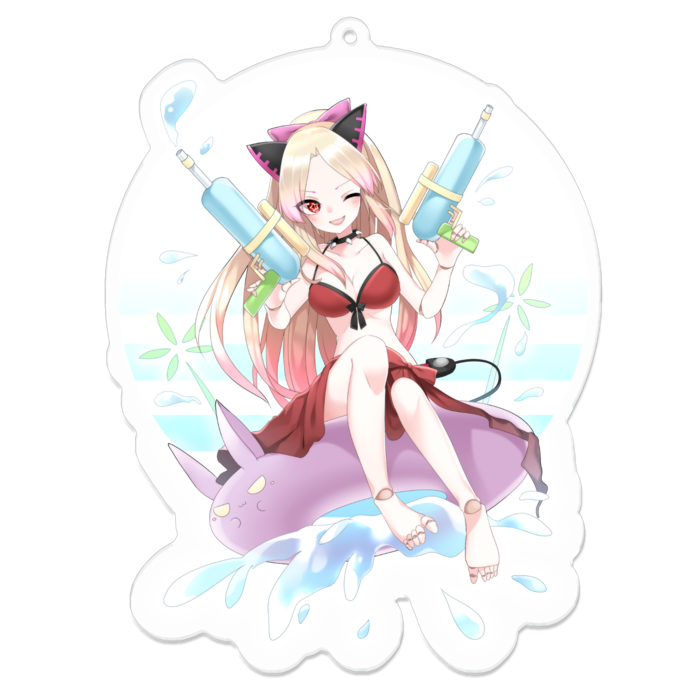 アクリルキーホルダー - 100 x 100 (mm)