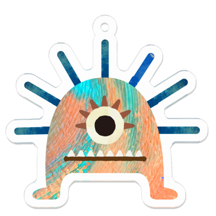 アクリルキーホルダー - 50 x 50 (mm)