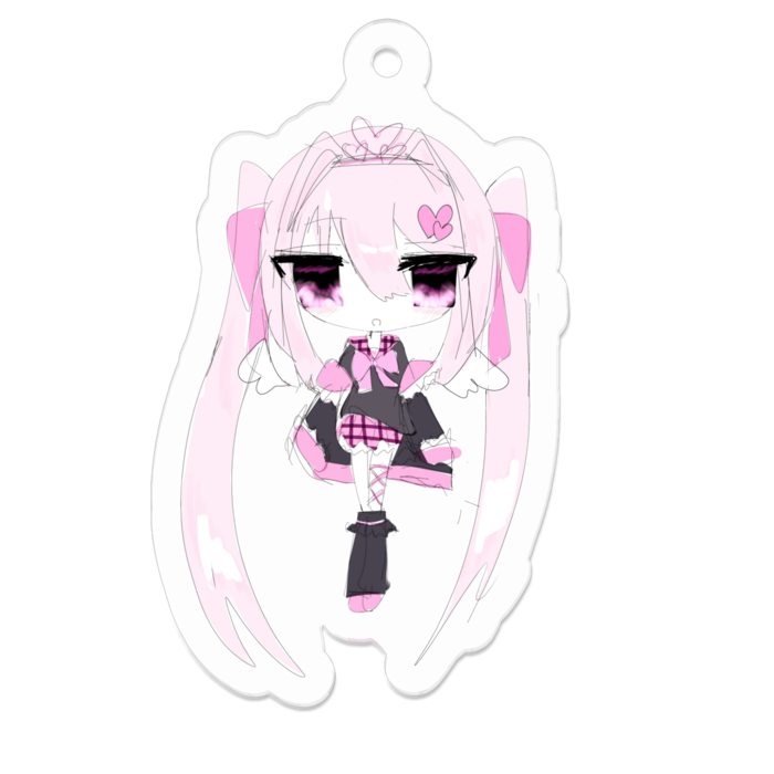 アクリルキーホルダー - 50 x 50 (mm)