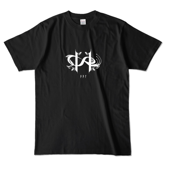 HAFロゴTシャツ - L - ブラック (濃色)