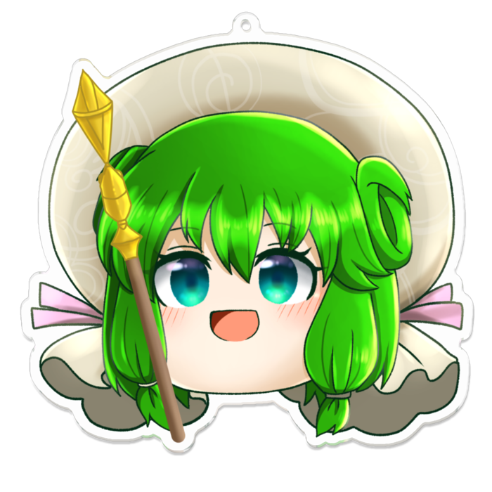 アクリルキーホルダー - 100 x 100 (mm)