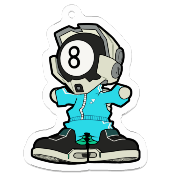 アクリルキーホルダー - 50 x 50 (mm)