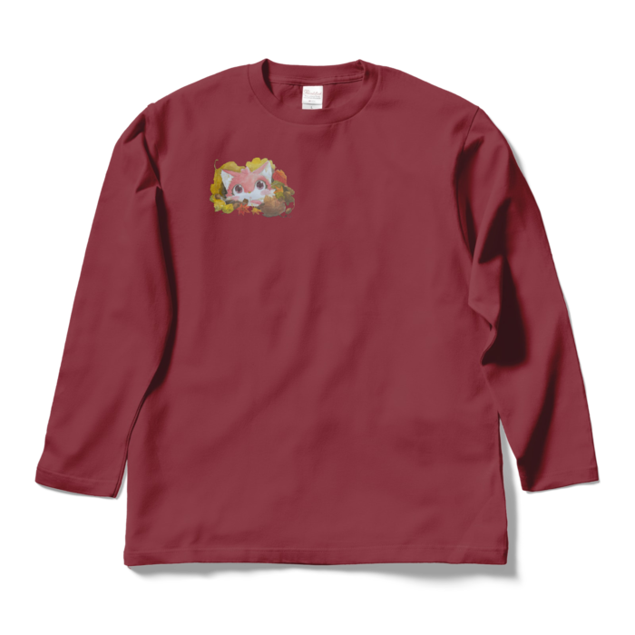 ロングスリーブTシャツ - L - バーガンディ(2)