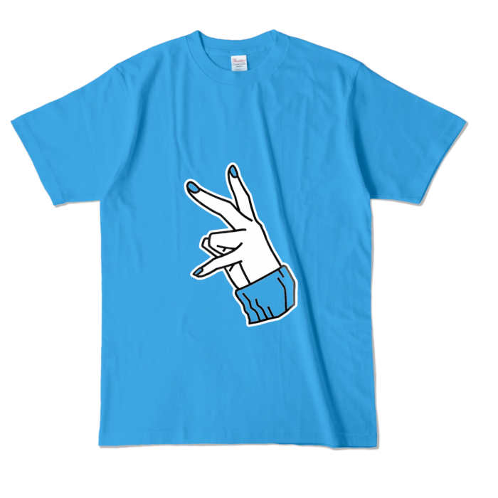 カラーTシャツ - L - ターコイズ (濃色)