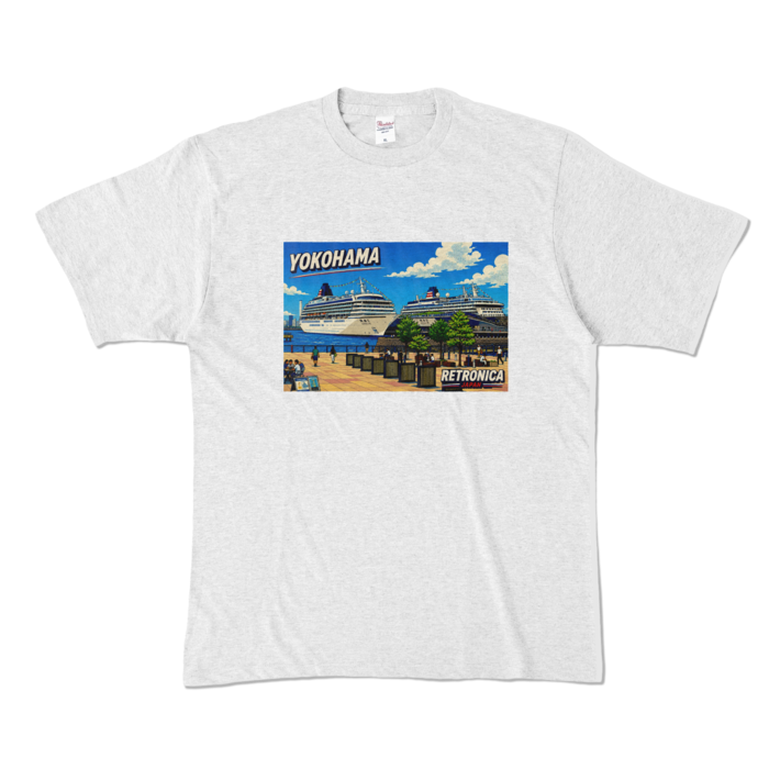 カラーTシャツ - XL - アッシュ (淡色)