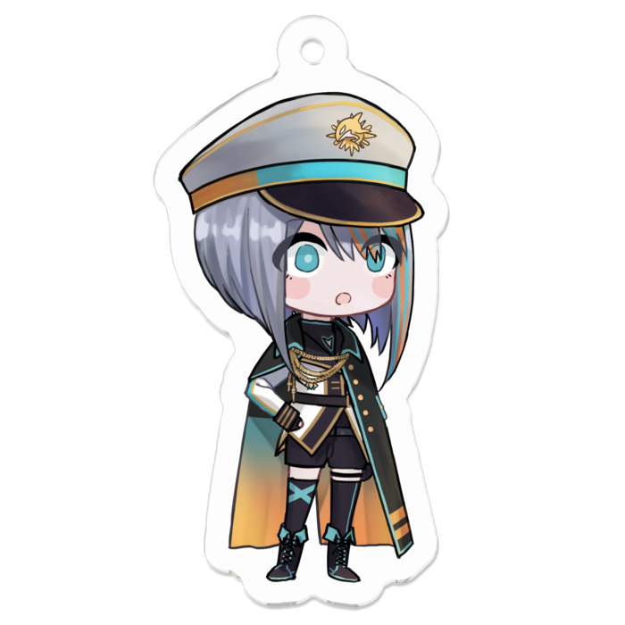 アクリルキーホルダー（コーティング） - 50 x 50 (mm)