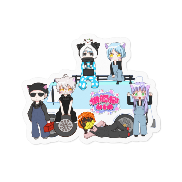 ステッカー - 100 x 100 (mm)