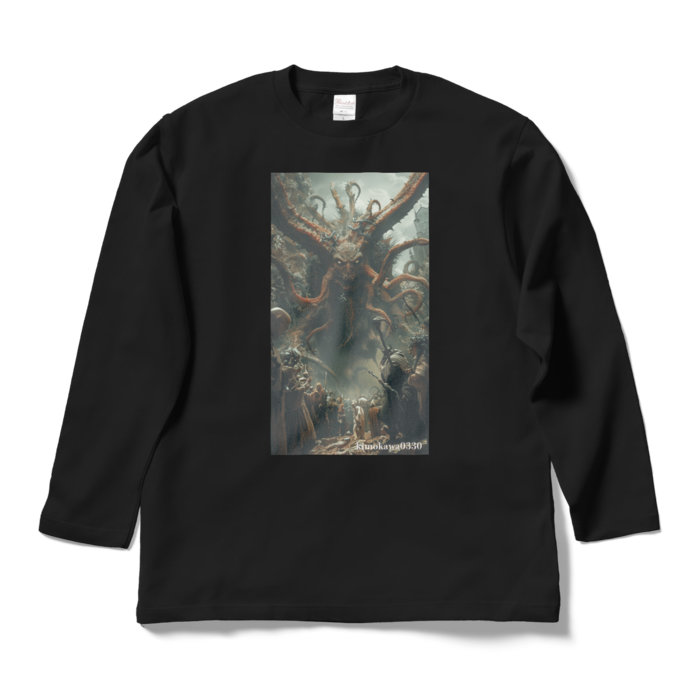 ロングスリーブTシャツ - L - ブラック