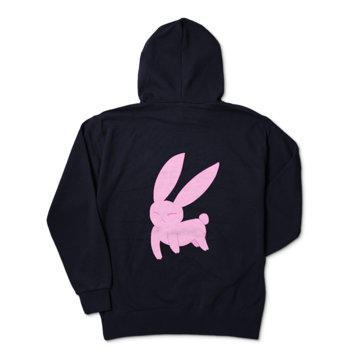 ジップパーカー - XL - ネイビー