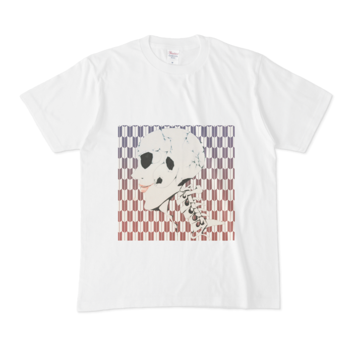 髑髏Tシャツ - M - 白