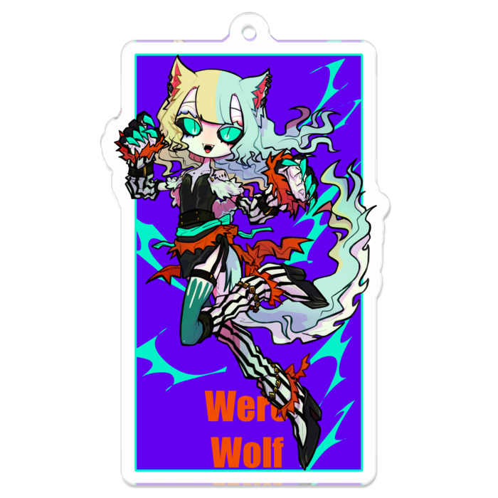 アクリルキーホルダー - 70 x 70 (mm)