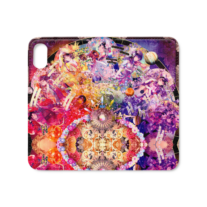 手帳型iPhoneケース(ベルトなし) - iPhone XS / X - ストラップ穴 なし