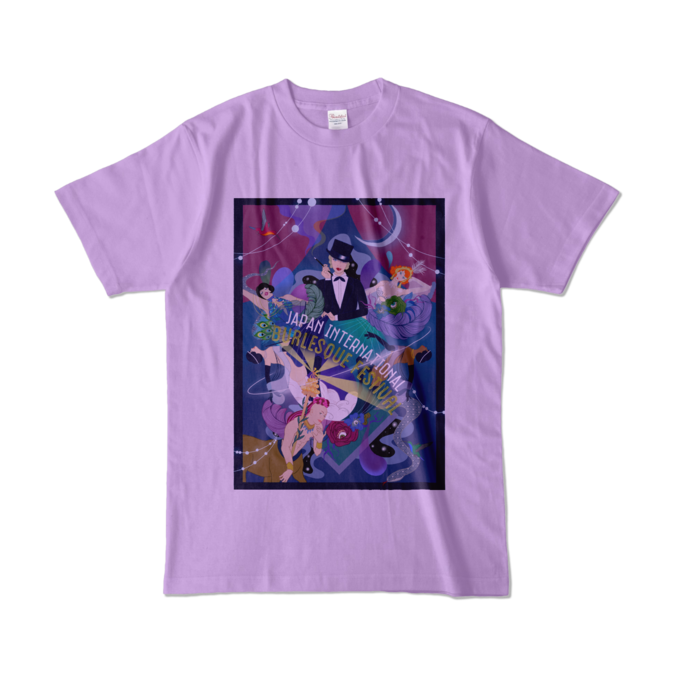 カラーTシャツ - L - ライトパープル (淡色)