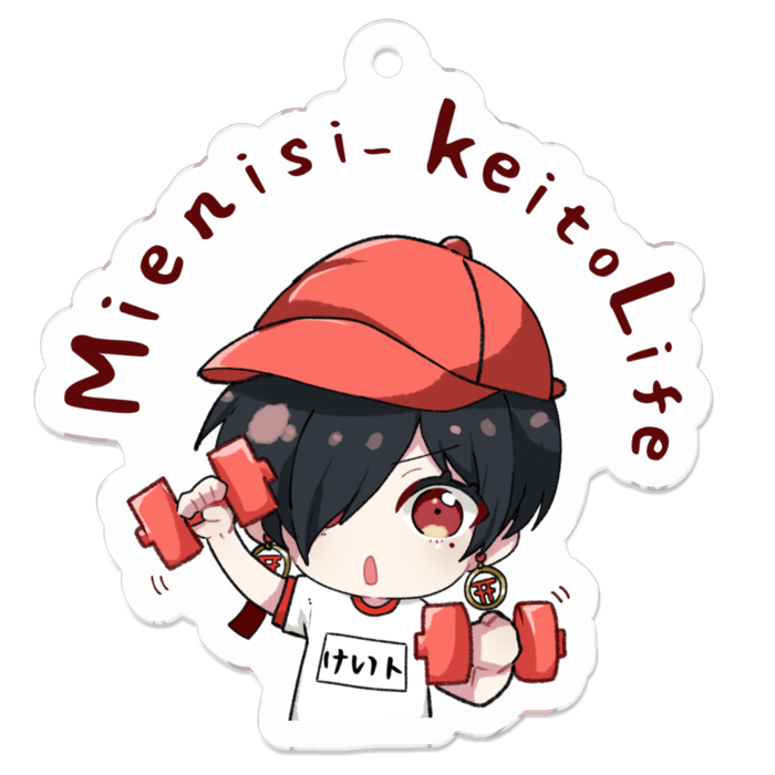 アクリルキーホルダー（コーティング） - 50 x 50 (mm)