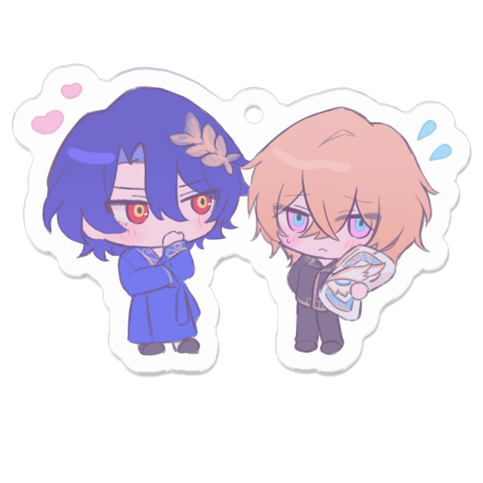 アクリルキーホルダー - 50 x 50 (mm)