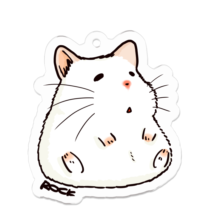 アクリルキーホルダー - 50 x 50 (mm)