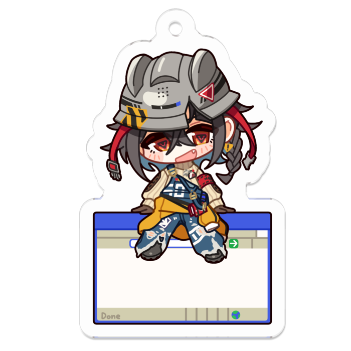 アクリルキーホルダー - 50 x 50 (mm)