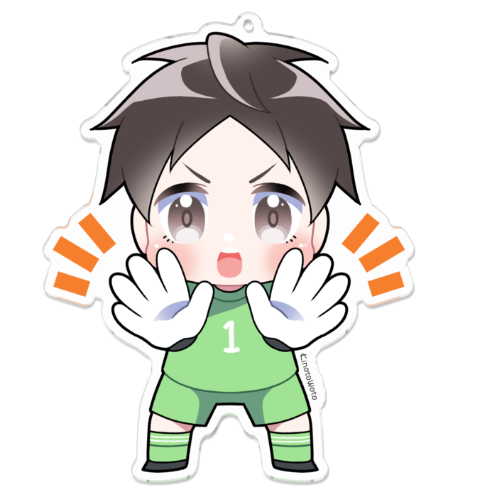 アクリルキーホルダー - 100 x 100 (mm)