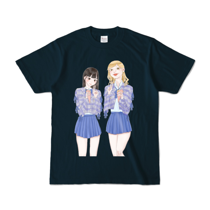 カラーTシャツ - S - ネイビー (濃色)