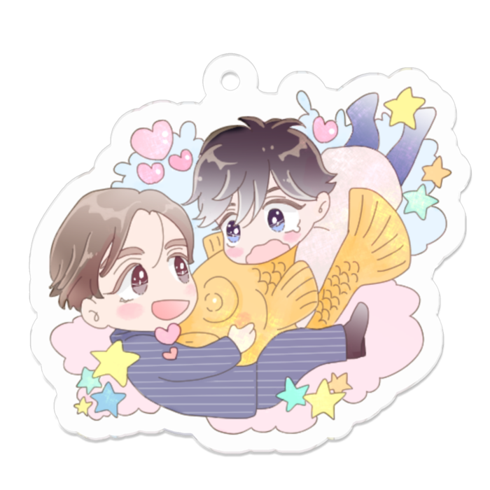 アクリルキーホルダー - 50 x 50 (mm)