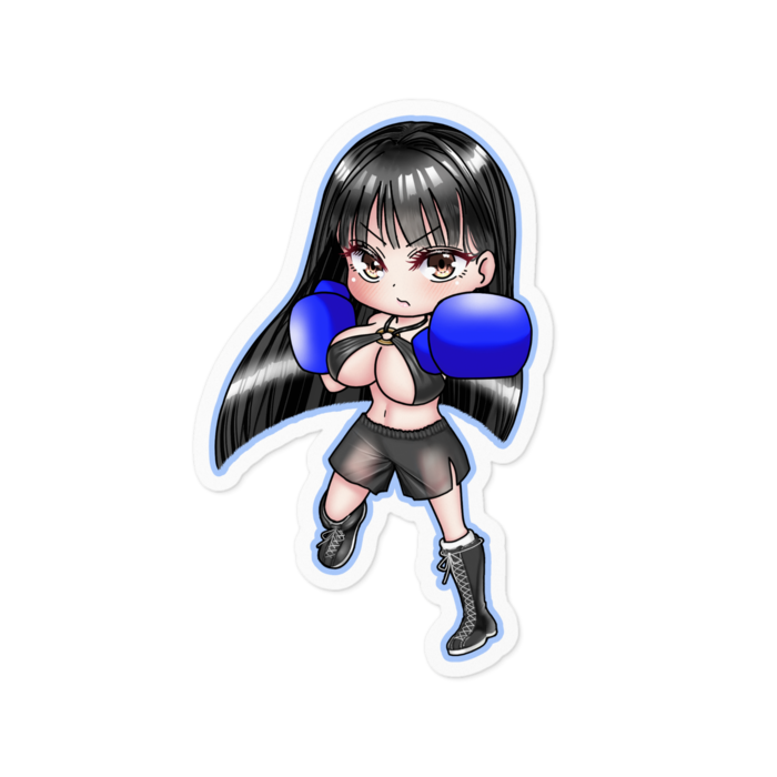 ステッカー（名前なし_no name） - 100 x 100 (mm)