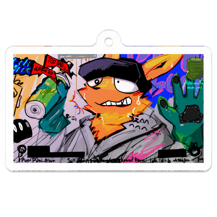 アクリルキーホルダー - 50 x 50 (mm)