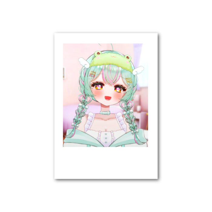 フォト風カード - ハートおめめ