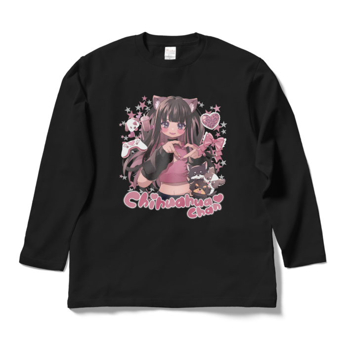 ロングスリーブTシャツ - L - ブラック