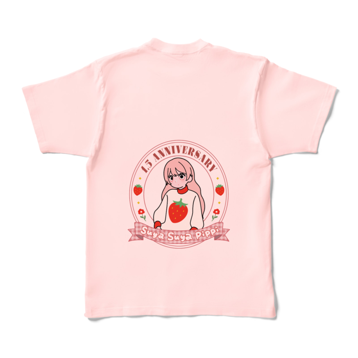 カラーTシャツ - XL - ライトピンク (淡色)