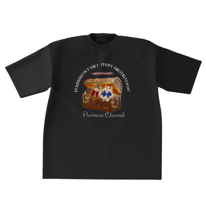 ビッグシルエットTシャツ - XL -ブラック