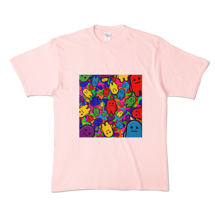 カラーTシャツ - XL - ライトピンク (淡色)