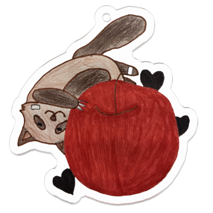 アクリルキーホルダー - 50 x 50 (mm)