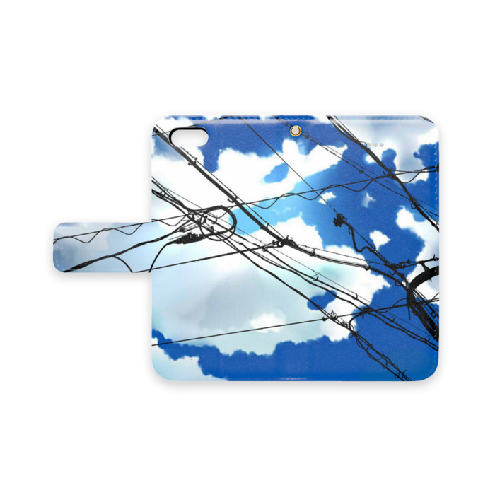 手帳型iPhoneケース - iPhone 5 / 5s / SE(第1世代) - ストラップ穴 あり