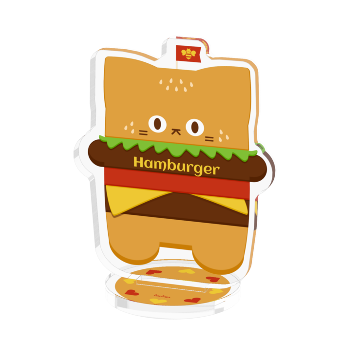 ハンバーガー（ぱっちり）