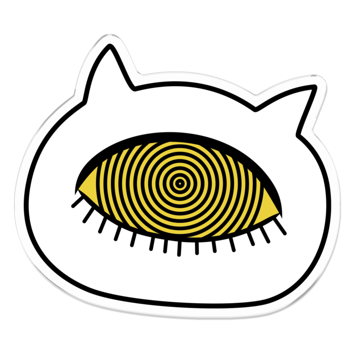 アクリルバッジ - 70 x 70 (mm)