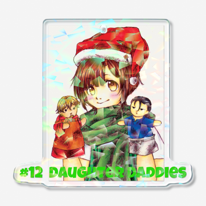 ホログラムアクリルキーホルダー - 70 × 70mm